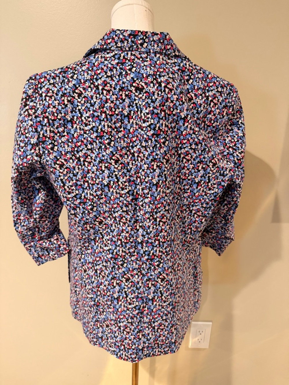 Jones New York Multicolor Speckled Notch-Lapel Blazer - Picture 8 of 9